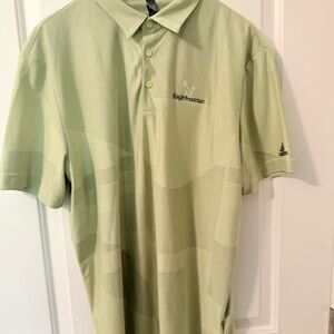 Adidas Men's Green Polo Shirt